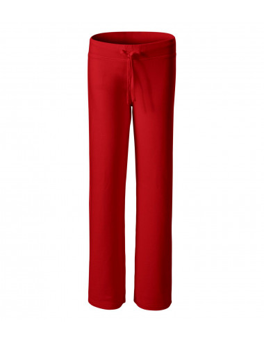 Spodnie dresowe damskie comfort 608 czerwony Adler Malfini