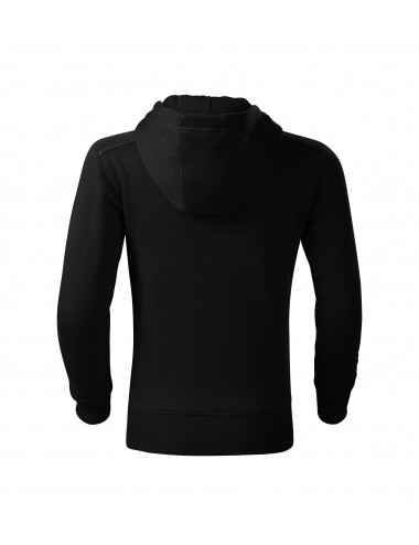 Children`s sweatshirt trendy zipper 412 black Adler Malfini