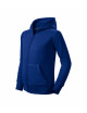 Trendiges Kinder-Reißverschluss-Sweatshirt 412 Kornblumenblau Adler Malfini