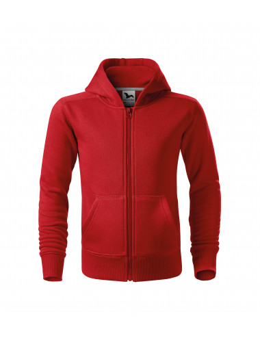 Trendiges Kinder-Reißverschluss-Sweatshirt 412 rot Adler Malfini