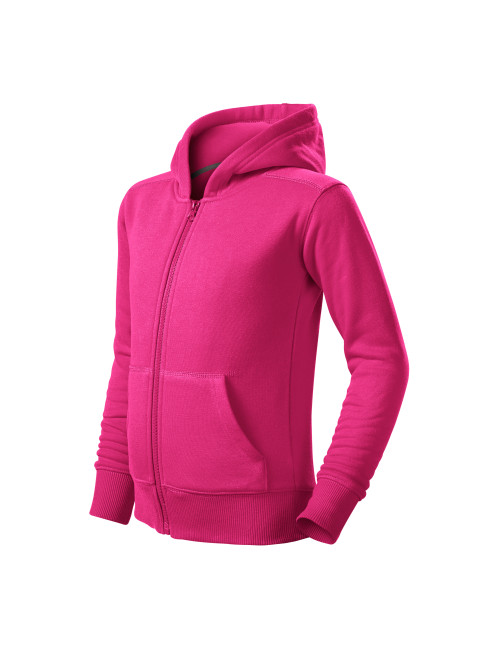 Bluza dziecięca trendy zipper 412 czerwień purpurowa Adler Malfini