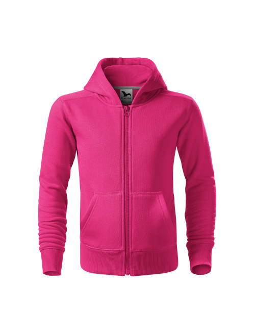 Children`s sweatshirt trendy zipper 412 purple red Adler Malfini