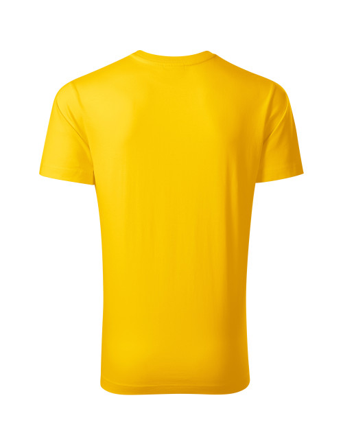 Adler RIMECK Men`s T-shirt Resist heavy R03 yellow clothes with embroidery logo