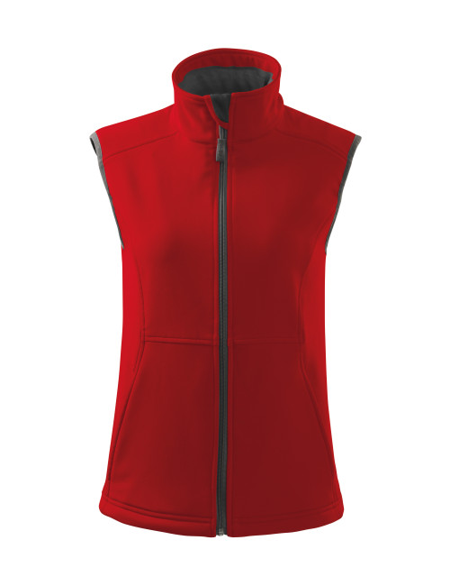 Softshell women`s vest vision 516 red Adler Malfini