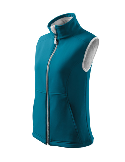 Softshell women`s vest vision 516 dark turquoise Adler Malfini