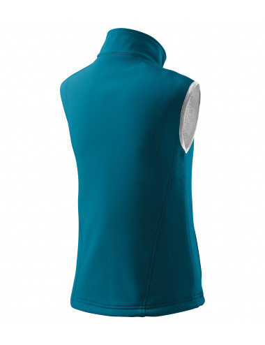 Softshell women`s vest vision 516 dark turquoise Adler Malfini