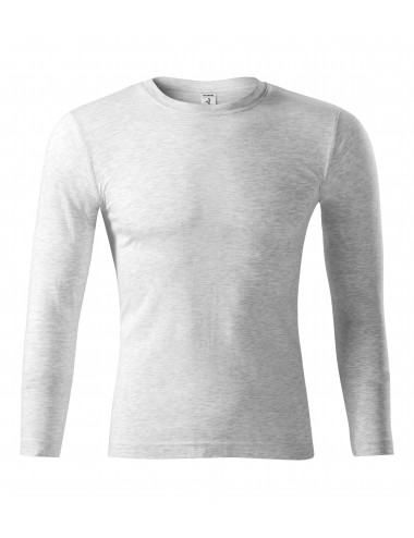 Unisex t-shirt progress ls p75 light gray melange Adler Piccolio