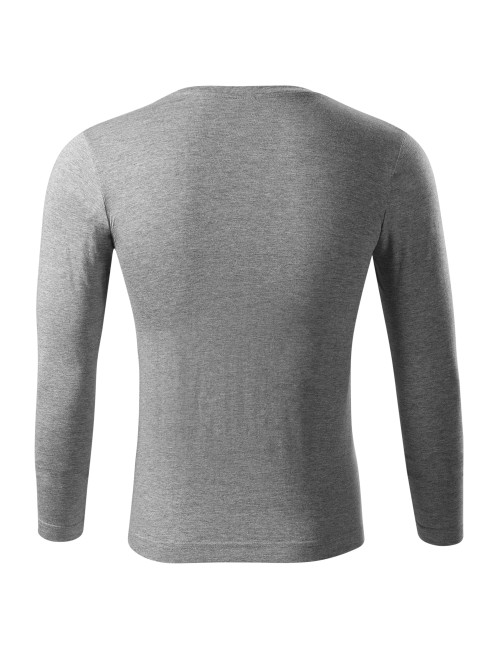 Unisex t-shirt progress ls p75 dark gray melange Adler Piccolio