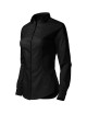 Adler Women`s waiter shirts black - shirt with own embroidery