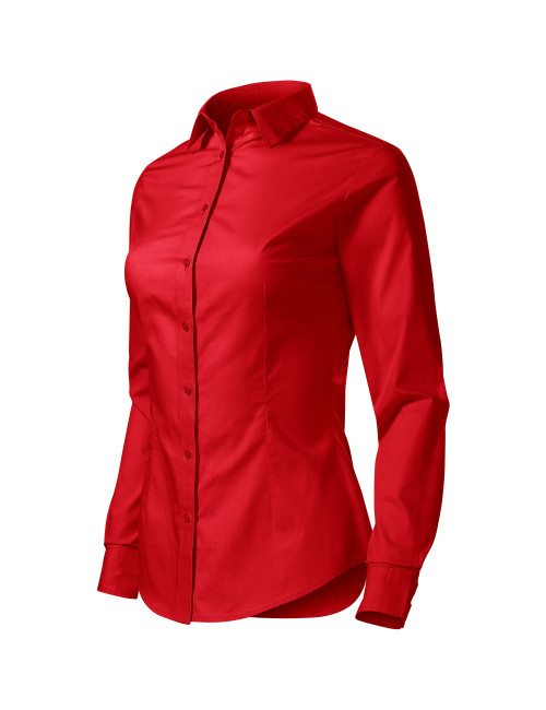 Damen-Hemd-Stil ls 229 rot Adler Malfini