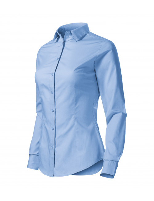 Damenhemd-Stil ls 229 blau Adler Malfini