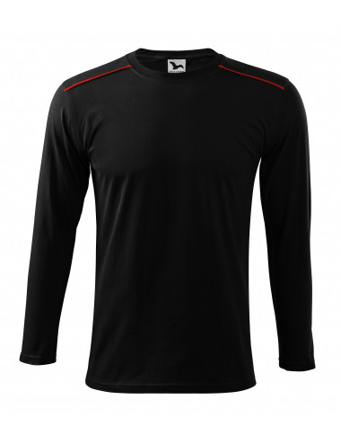 Unisex-Langarm-T-Shirt 112 schwarz Adler Malfini