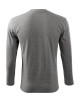 Unisex long sleeve t-shirt 112 dark gray melange Adler Malfini