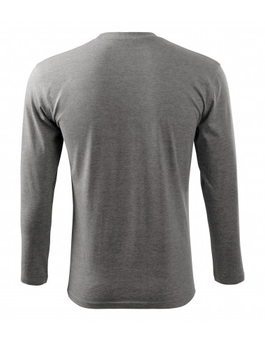 Unisex long sleeve t-shirt 112 dark gray melange Adler Malfini