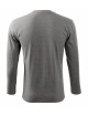 2Unisex long sleeve t-shirt 112 dark gray melange Adler Malfini