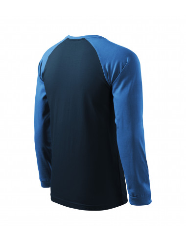 Herren-Straßen-T-Shirt ls 130 marineblau Adler Malfini
