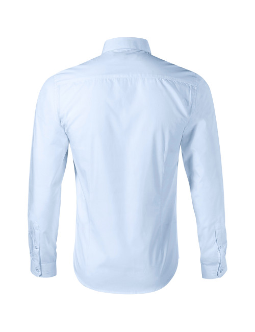 Adler MALFINIPREMIUM Men`s shirt Dynamic 262 light blue embroidery print