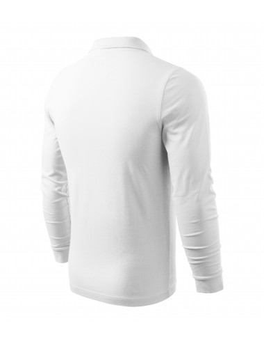 Single j. ls 211 men`s polo shirt white Adler Malfini