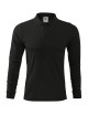 Herren-Single-Poloshirt j. ls 211 schwarz Adler Malfini