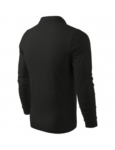 Single j. ls 211 men`s polo shirt black Adler Malfini