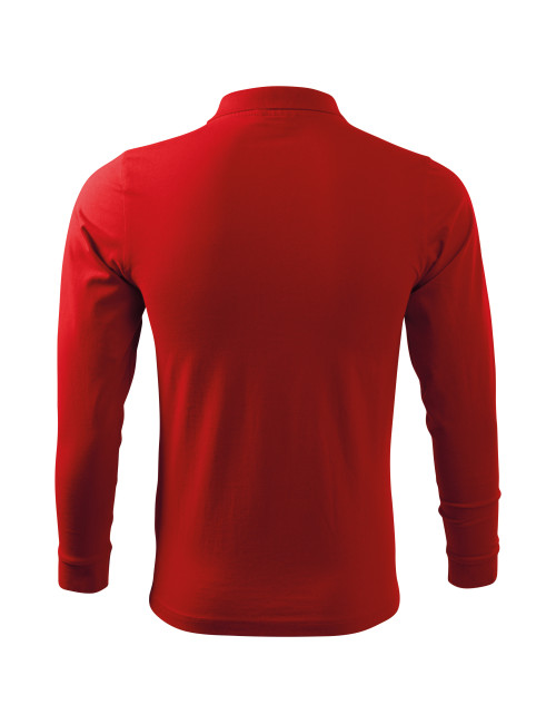 Herren-Einzelpoloshirt j. ls 211 rot Adler Malfini