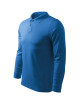 Herren-Einzelpoloshirt j. ls 211 azurblau Adler Malfini