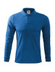 Herren-Einzelpoloshirt j. ls 211 azurblau Adler Malfini