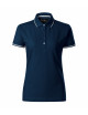 2Women`s polo shirt perfection plain 253 navy blue Adler Malfinipremium