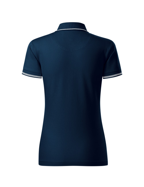 Adler MALFINIPREMIUM Perfektes, schlichtes Damen-Poloshirt mit Logo-Stickerei