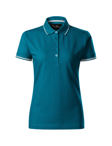 Adler MALFINIPREMIUM Damen Poloshirt Perfection Plain 253 Stickerei