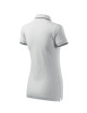 Women`s polo shirt perfection plain 253 white Adler Malfinipremium