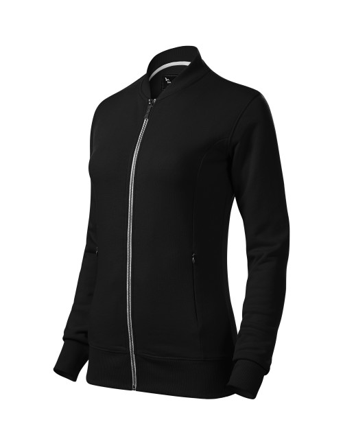 Damen-Bomber-Sweatshirt 454 schwarz Adler Malfinipremium