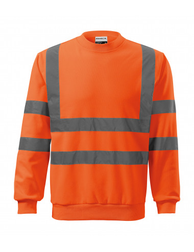 Unisex HV Essential 4v6 Sweatshirt reflektierendes Orange Adler Rimeck