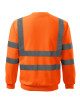 "High-Visibility Unisex Sweatshirt 4v6 by Malfini Rimeck - Fluorescen