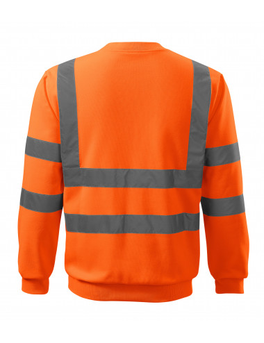 Unisex HV Essential 4v6 Sweatshirt reflektierendes Orange Adler Rimeck