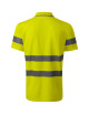 "Unisex Malfini HV Runway 2V9 Reflective Yellow Polo Shirt - High Vis