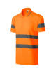 "Unisex Malfini HV Runway 2v9 Poloshirt reflektierendes Orange mit Ri