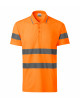 2Adler RIMECK Koszulka polo unisex HV Runway 2V9 odblaskowo pomarańczowy