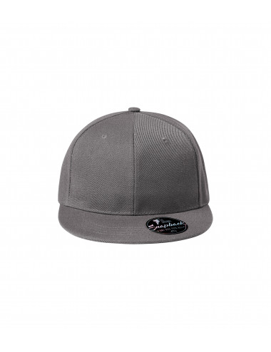Unisex-Mütze Rap 6p 302 grau-schwarz meliert Adler Malfini