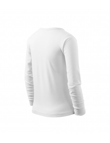 Kinder-Langarm-T-Shirt 121 weiß Adler Malfini