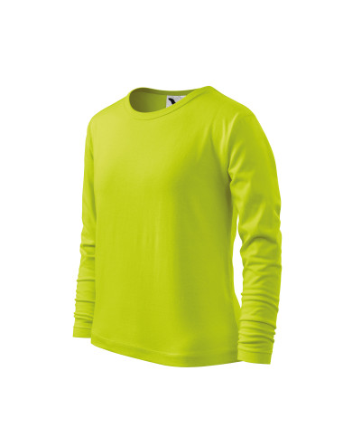 Children`s long sleeve t-shirt 121 lime Adler Malfini