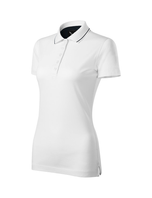 Adler MALFINIPREMIUM Women`s polo shirt Grand 269 white logo embroidery