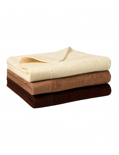 Large unisex towel bamboo bath towel 952 almond Adler Malfinipremium