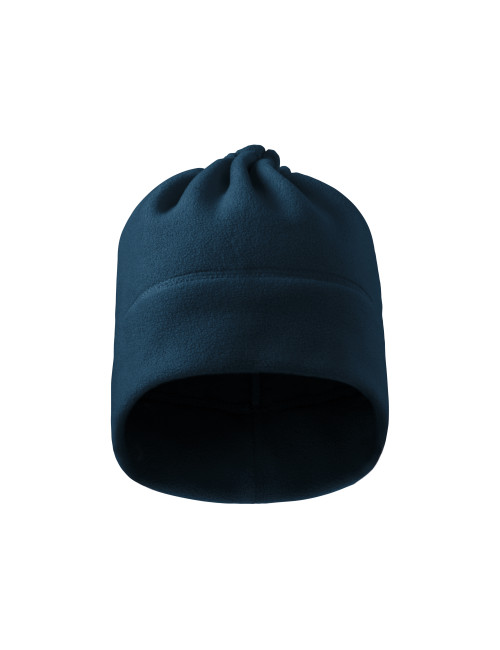Adler MALFINI Unisex fleece hat Practic 519 navy blue embroidery logo