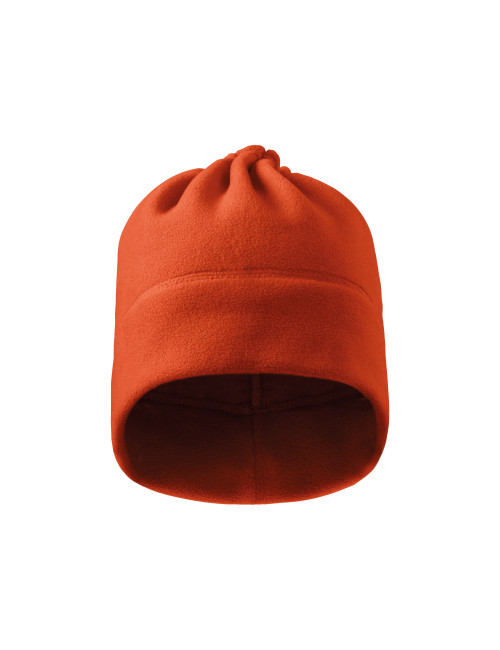 Adler MALFINI Unisex Fleecemütze Practic 519 orange mit Stickerei