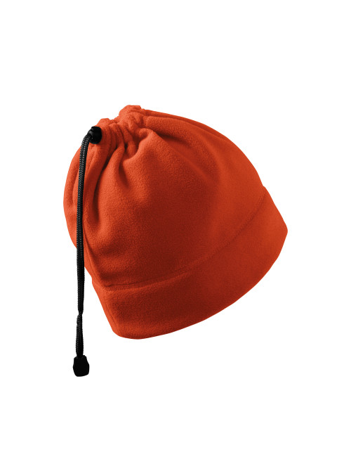Adler MALFINI Unisex Fleecemütze Practic 519 orange mit Stickerei