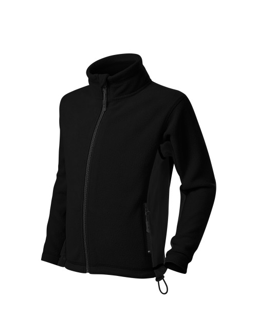 Adler MALFINI Kinderfleece Frosty 529 schwarz, Logo-Stickerei möglich