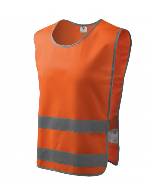 Kamizelka odblaskowa unisex classic safety vest 910 odblaskowo pomarańczowy Adler Rimeck