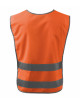 2Unisex classic safety vest 910 reflective orange Adler Rimeck