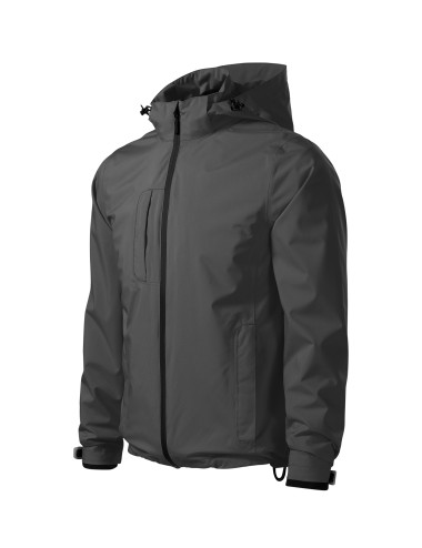 Adler MALFINI Men`s jacket Pacific 3 IN 1 533 steel embroidery print